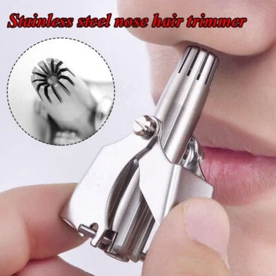 Mini Portable Stainless Steel Nose Hair Trimmer