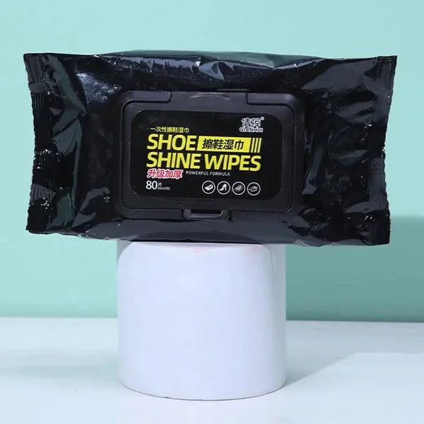 Disposable Shoe Cleaning Wipes | Quick Shine Clean Wet Wipes (50 Wipes In 1 Packet)