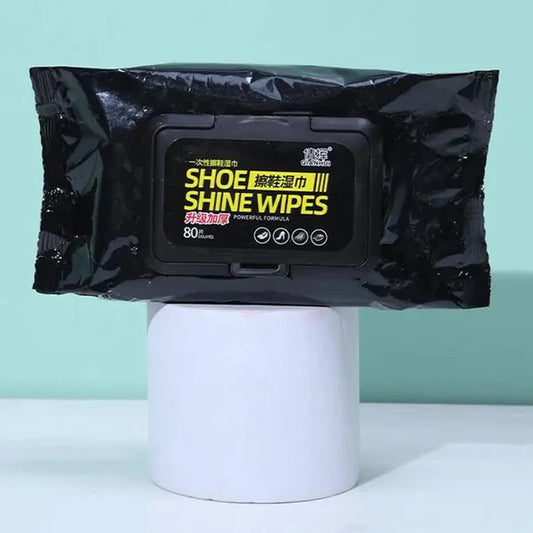 Disposable Shoe Cleaning Wipes | Quick Shine Clean Wet Wipes (50 Wipes In 1 Packet)