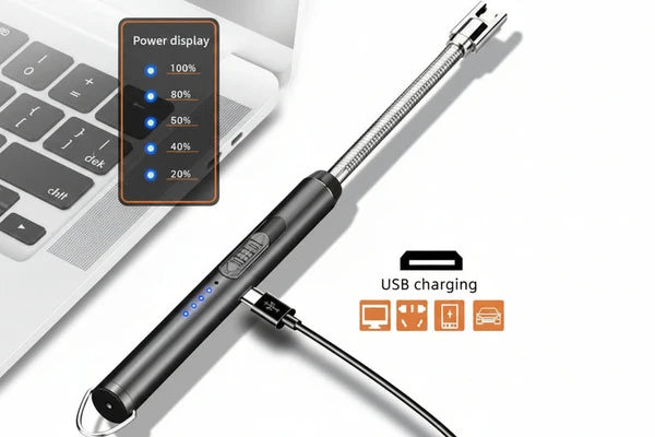 Rechargeable Arc Light Metal | Kitchen USB Arc Lighter